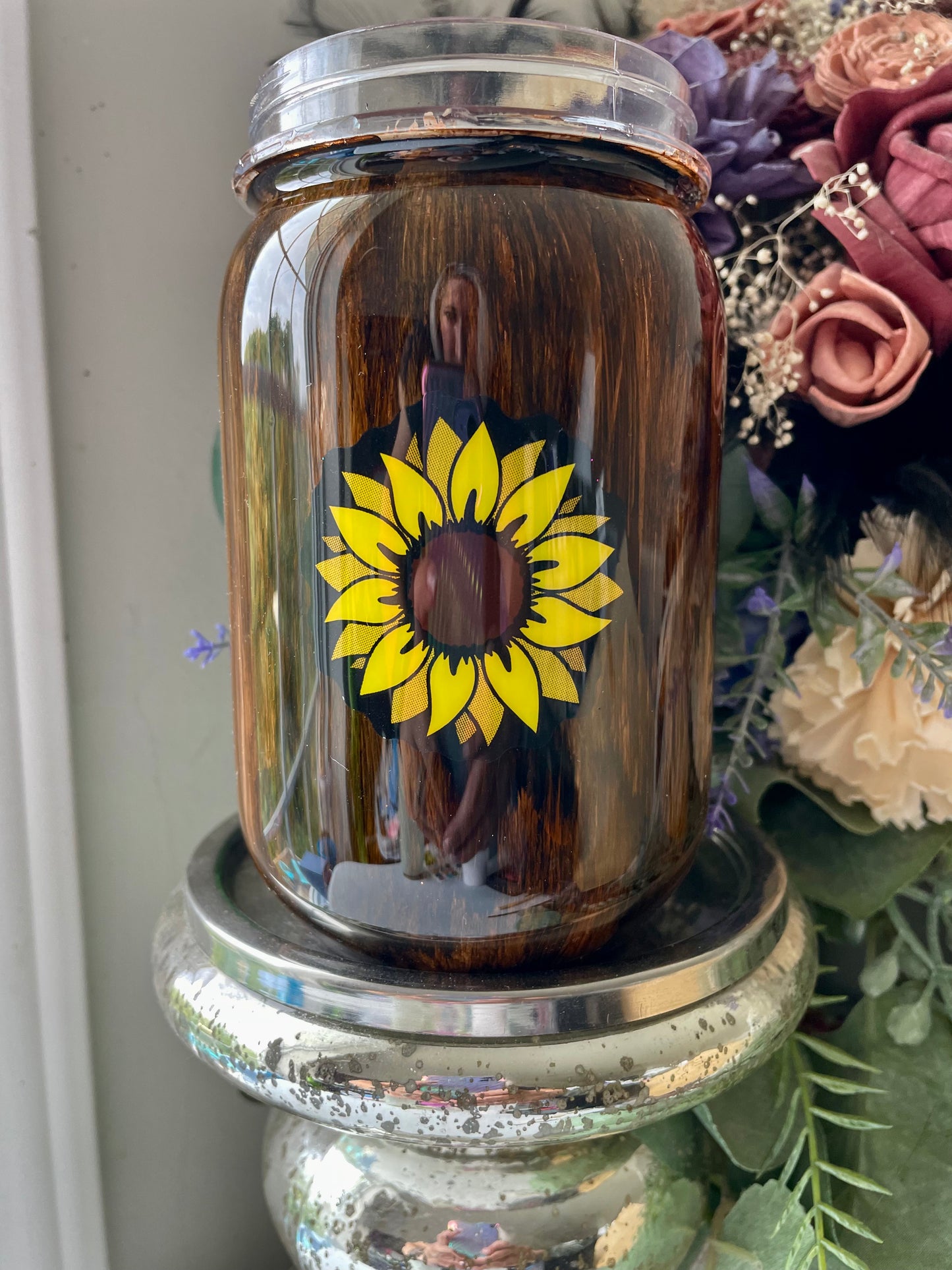 RTS-Wood grain sunflower Mason