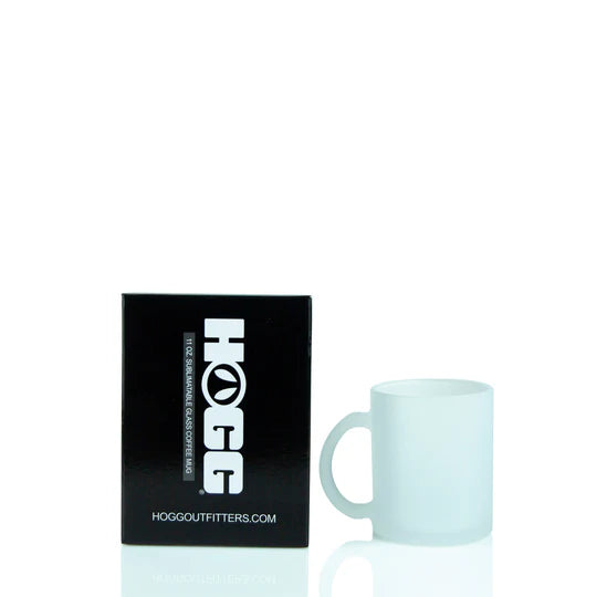 Sublimatable 11oz Matte Glass Coffee mug